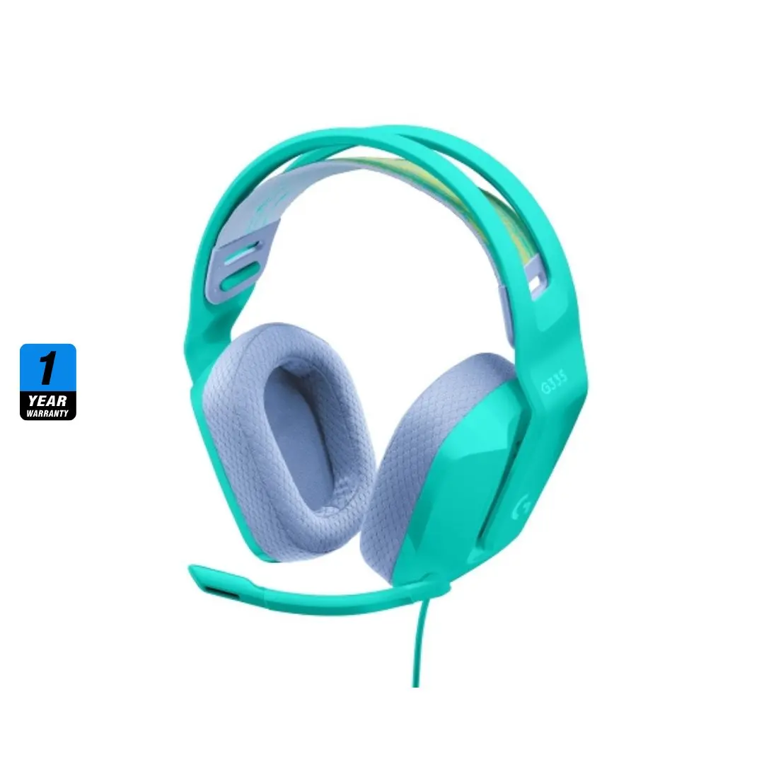 Logitech G335 Wired Gaming Headset - Mint 1