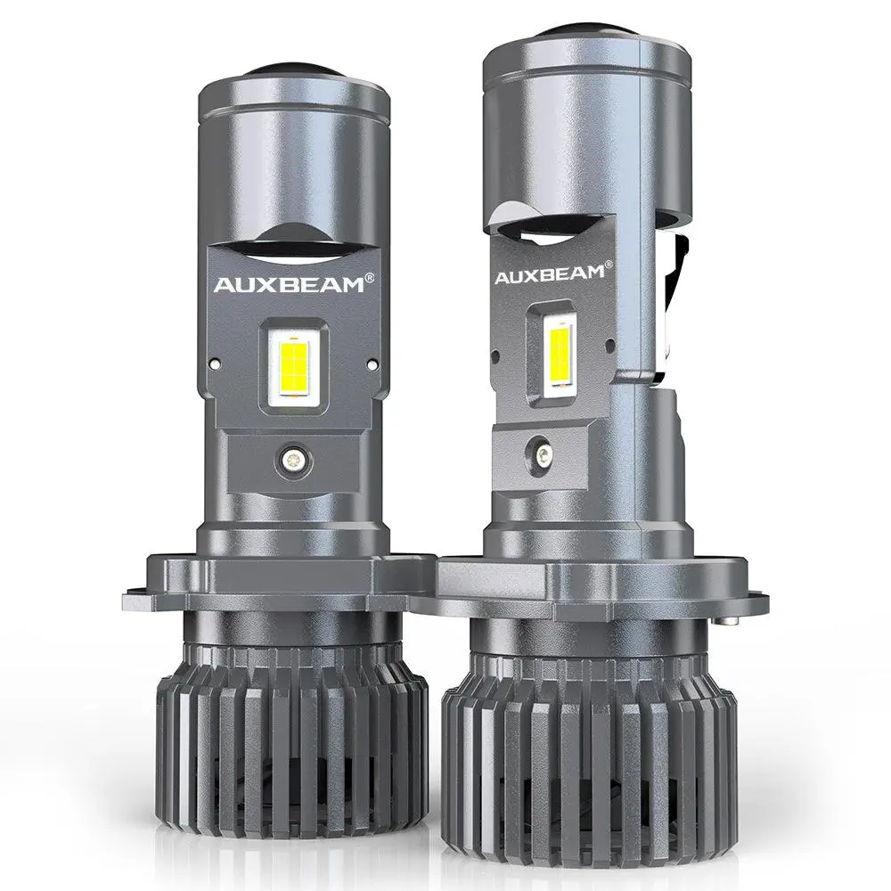 H4 Led Headlight Bulbs 110W 10000Lm Mini Bi-Led Projector Lens Headlight 6000K Cool White | 2 Bulbs 1