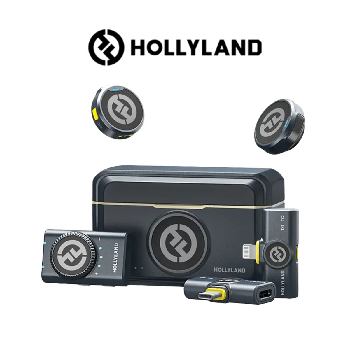 Hollyland Lark M2 Duo Combo - Wireless Lavalier Microphone 1