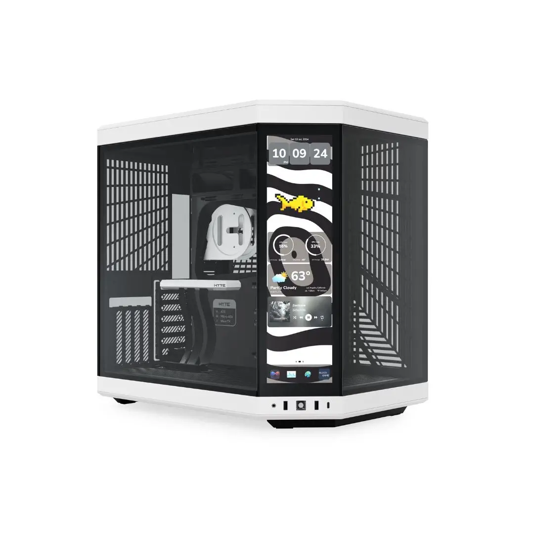 Hyte Y70 Touch Infinite Mid Tower Atx Case - Panda Black & White 1