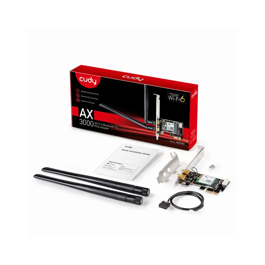 Cudy We3000 Pci-E Adapter Wi-Fi & Bluetooth 1