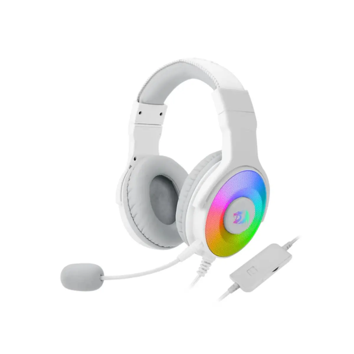 Redragon H350w Pandora Rgb Wired Gaming Headset - White 1