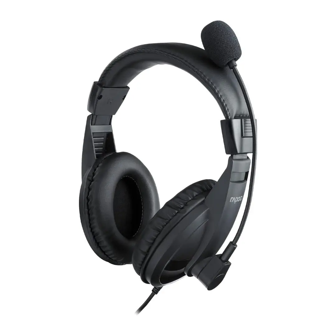 Rapoo H150s Wired Headset - Black 1