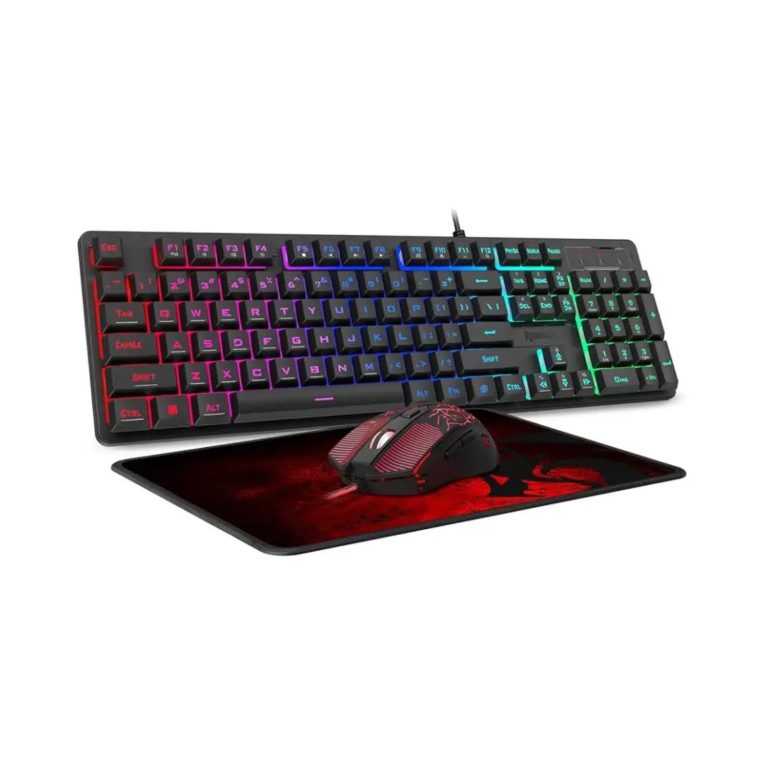 Redragon S107-Ba Gaming Keyboard & Mice Combo Wired - Black 1