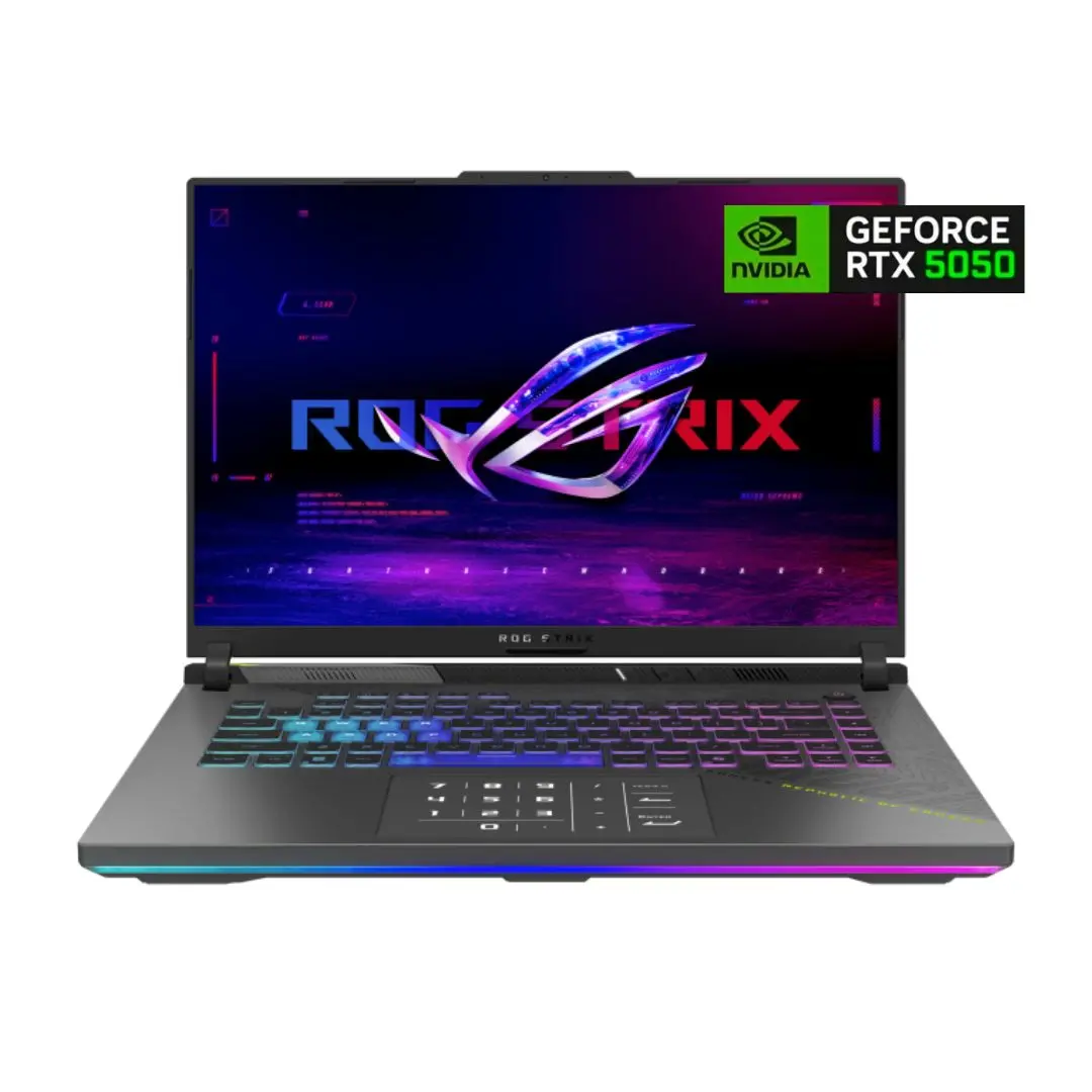 Asus Rog Strix G16 G614ph-Rv039, Amd Ryzen 9-8940Hx, Ram 32Gb, Ssd 1Tb, Nvidia Rtx 5050 8Gb, 16.0 Inch Wuxga 165Hz, Eclipse Gray 1