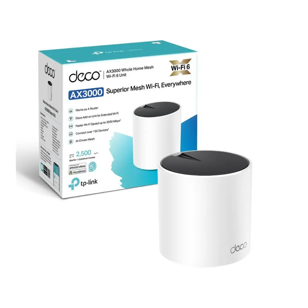 Tp-Link Deco X55 Ax3000 Whole Home Mesh Wi-Fi 6 System 1-Pack 1