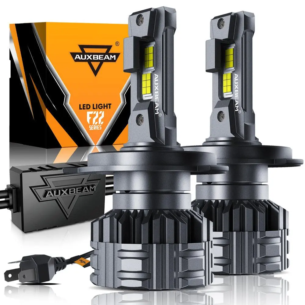 H4 Led Headlight Bulbs 110W 24000Lm F22 Series High Brightness 6500K Cool White | 2 Bulbs 1