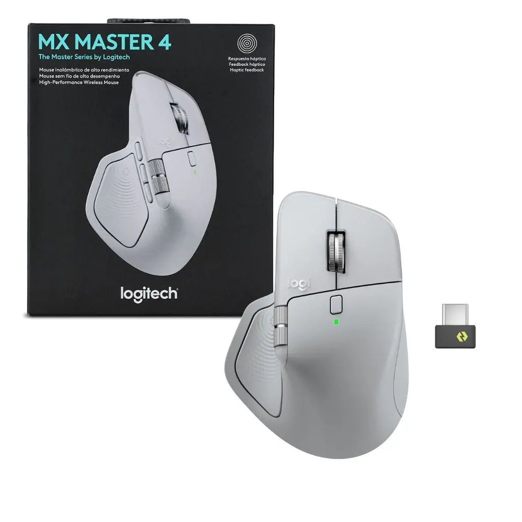 Logitech Mx Master 4 Advanced Wireless White Mouse 1