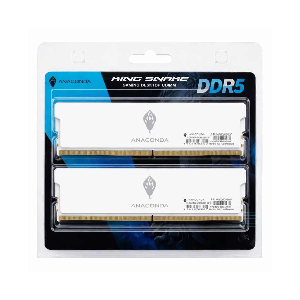 Anaconda King Snake K5 Ddr5 32Gb (2X16gb) 6000Mhz Cl38 - White 1