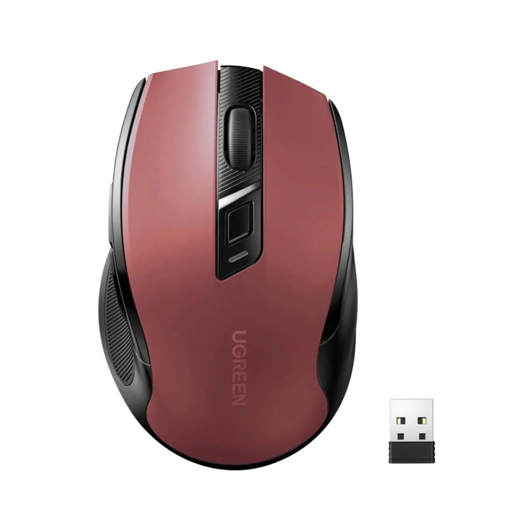 Ugreen Mu006 Usb Optical Wireless Mouse - Red 1