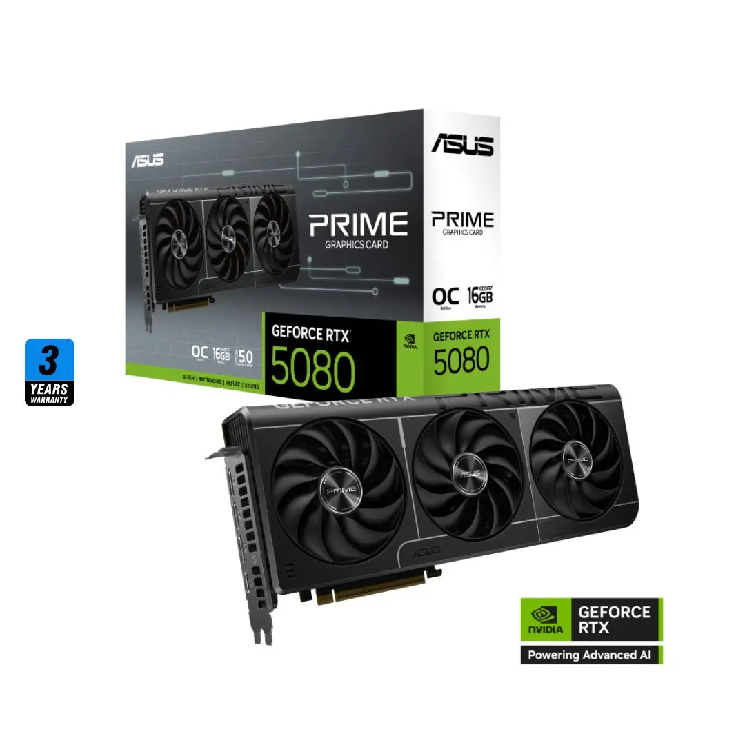Asus Prime Geforce Rtx™ 5080 16Gb Gddr7 Oc Edition 1