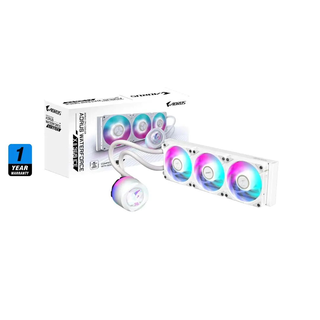 Gigabyte Aorus Waterforce X Ii 360 Ice Lcd - White 1