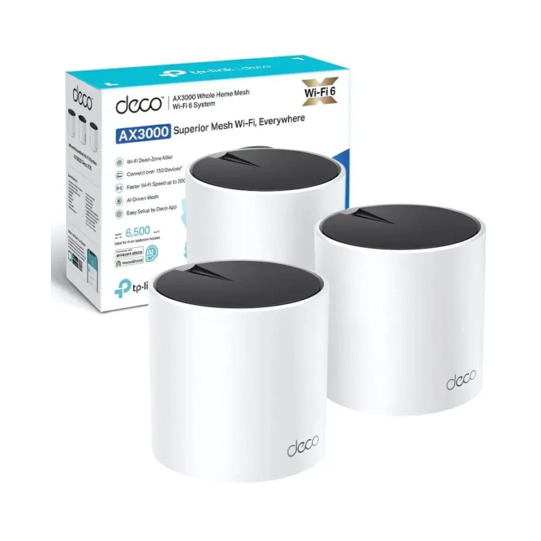 Tp-Link Deco X55 Ax3000 Whole Home Mesh Wi-Fi 6 System 3-Pack 1