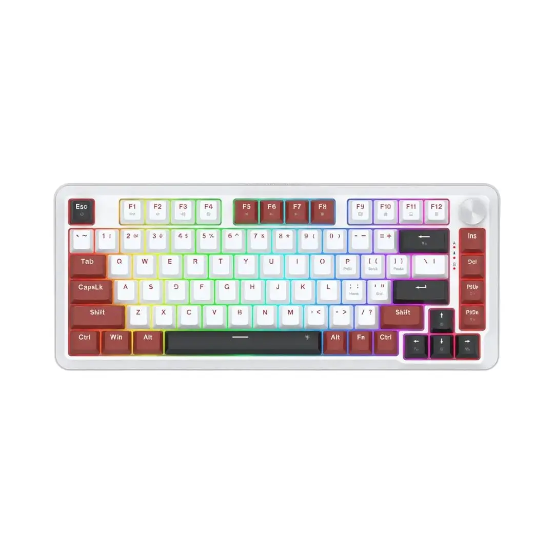 Redragon K721wrb Stormhunter Magnetic Wired - White Red 1