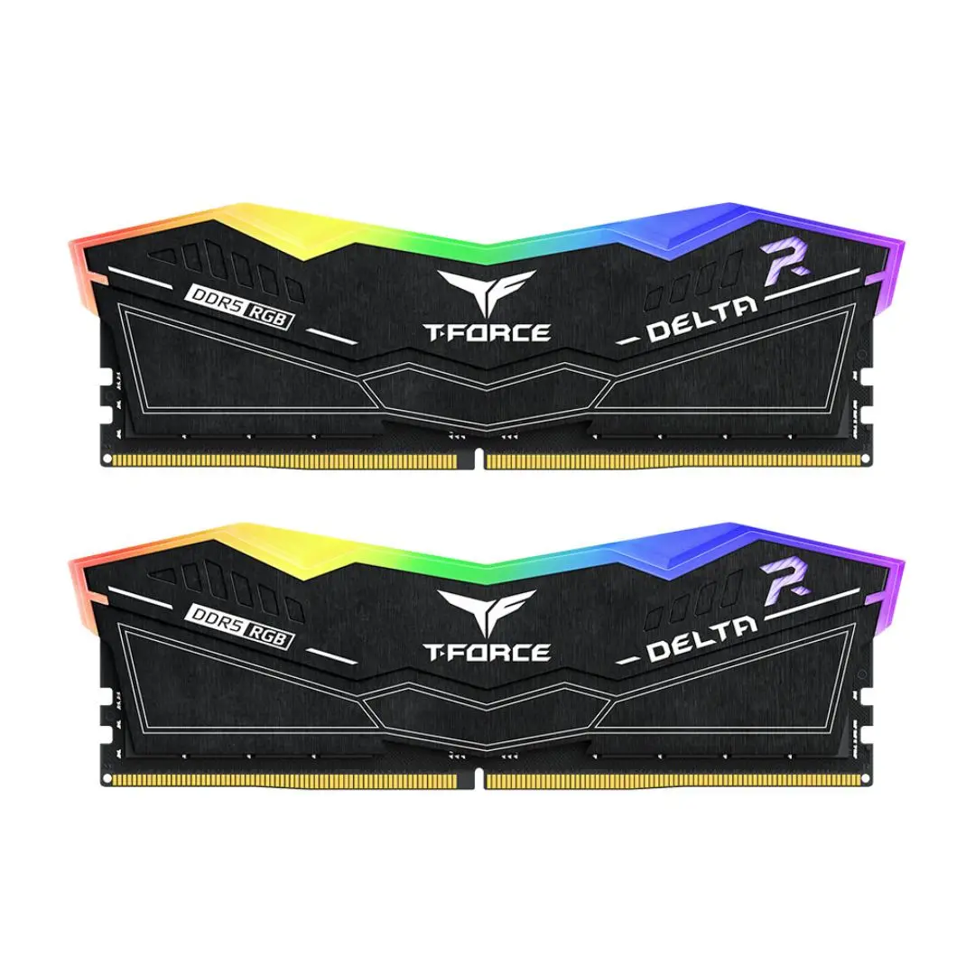 Teamgroup T-Force Delta Rgb Ddr5 Ram 32Gb (2X16gb) 6000Mhz Cl38 - Black 1