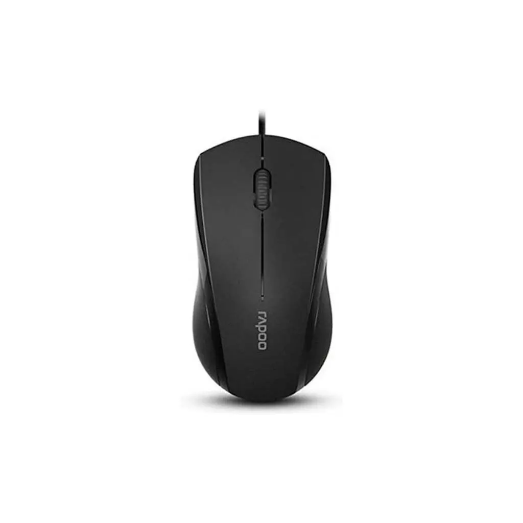 Rapoo N1200 Wired Mouse - Black 1