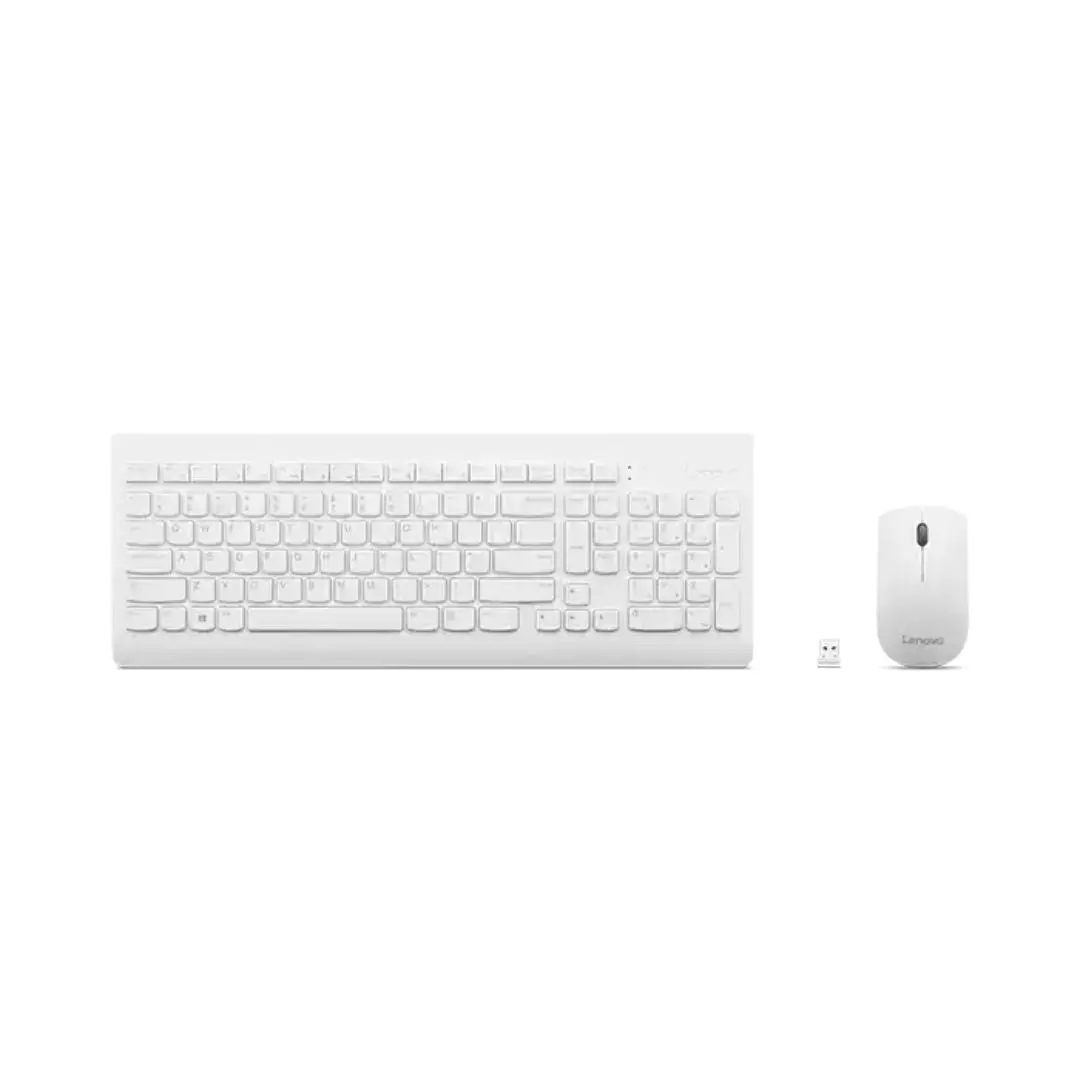 Lenovo 510 Wireless Combo Keyboard & Mouse - White 1