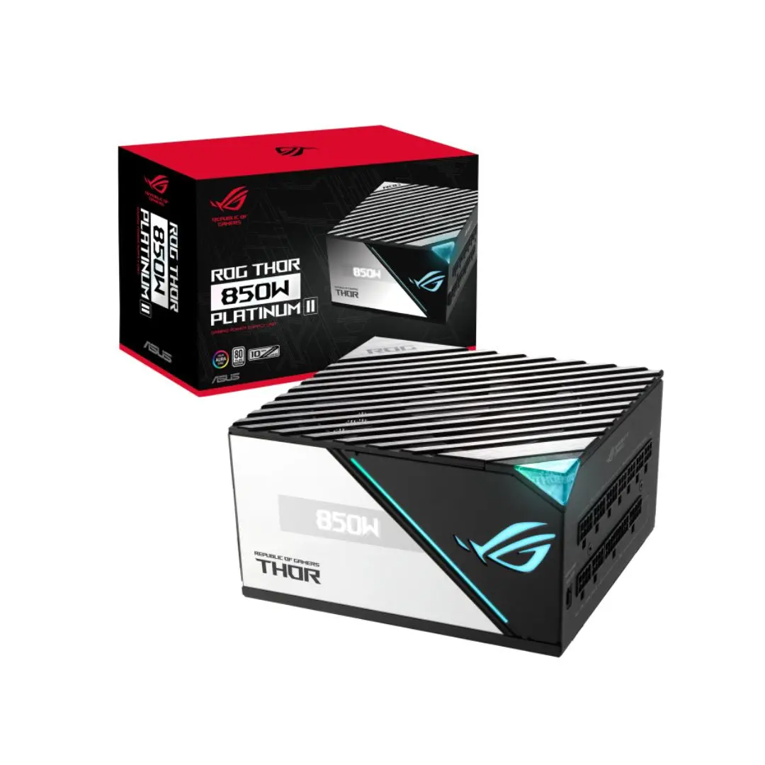Asus Rog Thor 850W Platinum Ii, Full Modular,80+ Platinum, Pcie 5.0 , Black 1