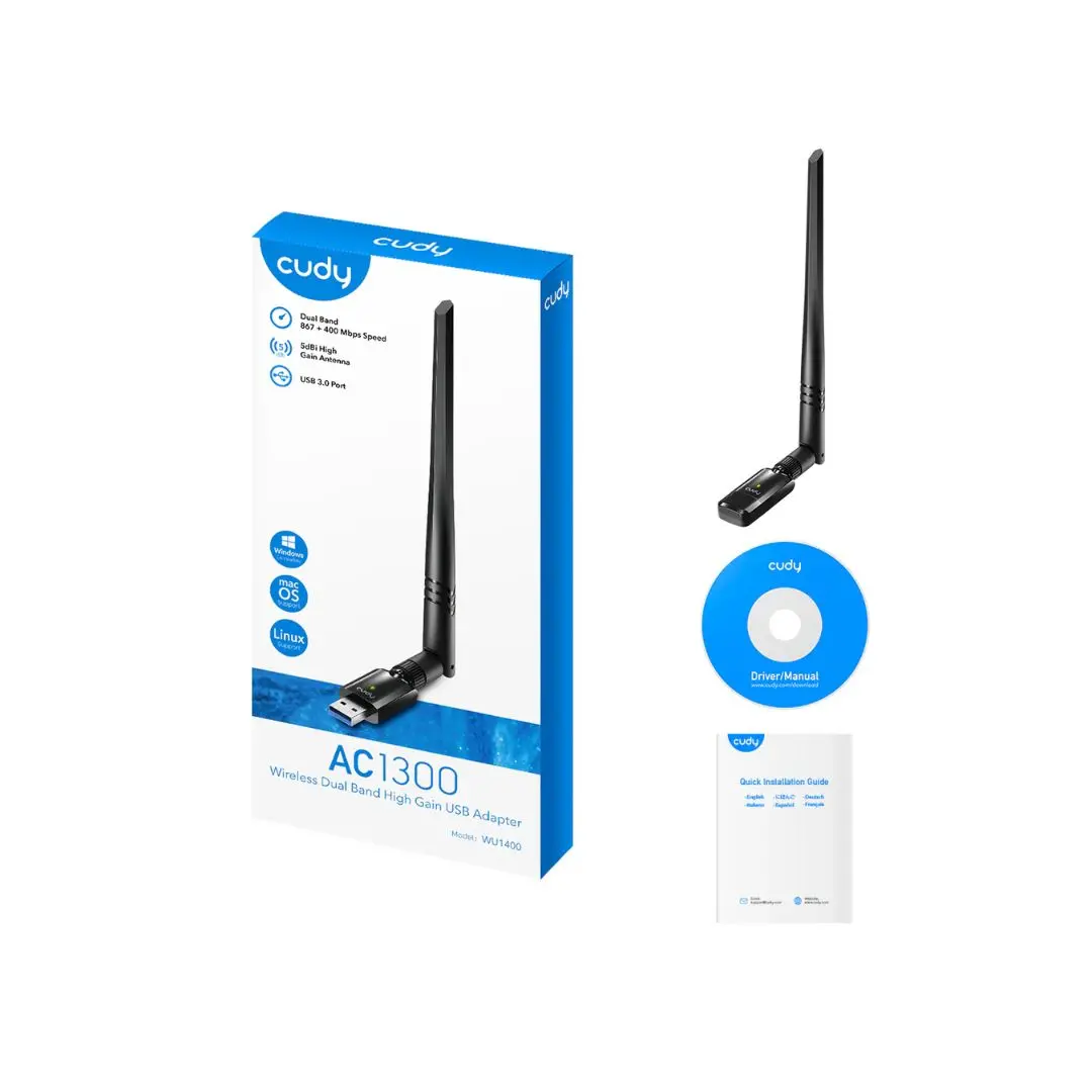 Cudy Wu1400 Usb Wireless Wifi Adapter 1