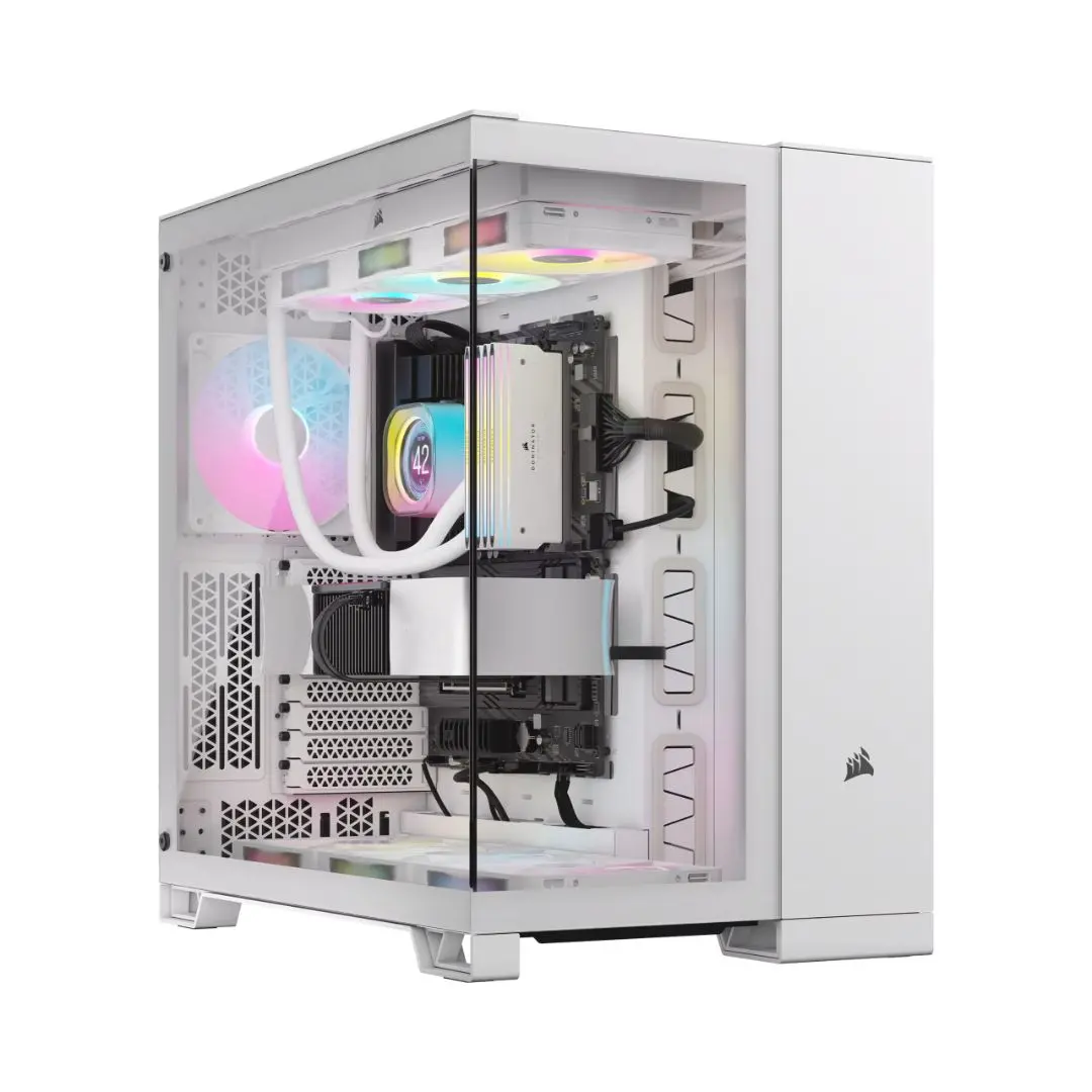 Corsair Atx 6500X Tempered Glass - White 1