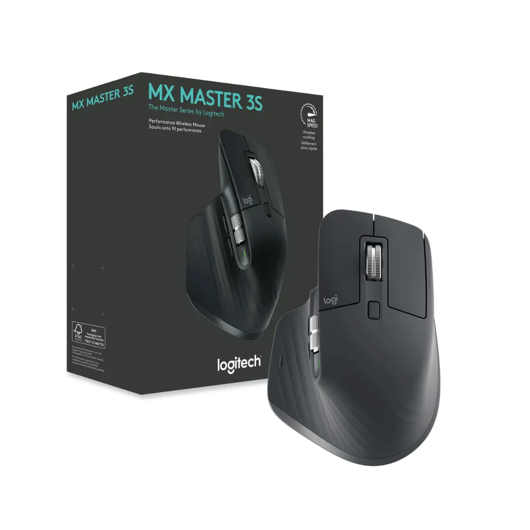 Logitech Mx Master 3S Advanced Wireless Graphite Mouse 1