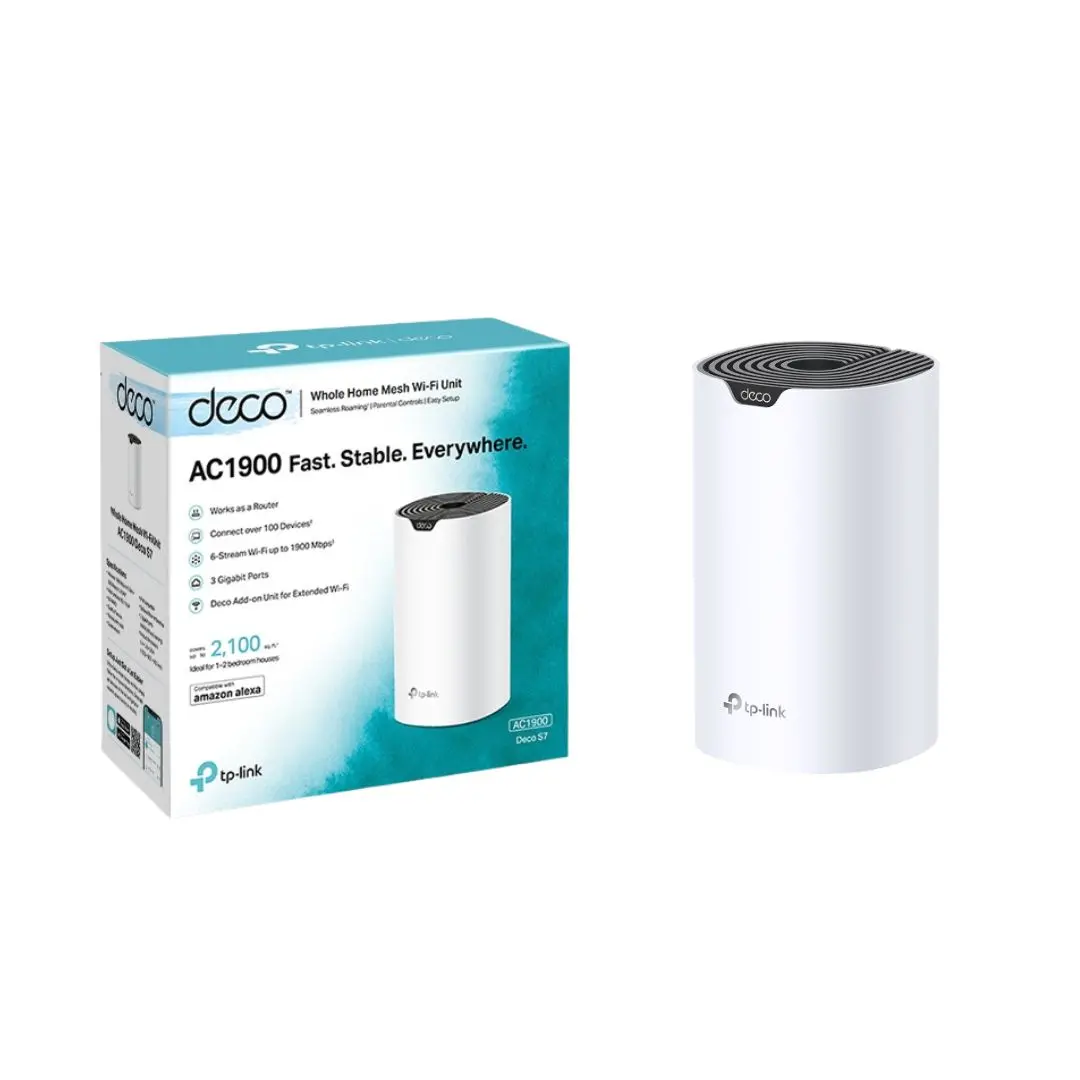 Tp-Link Deco S7 Ac1900 Whole Home Mesh Wi-Fi 5 System 1-Pack 1