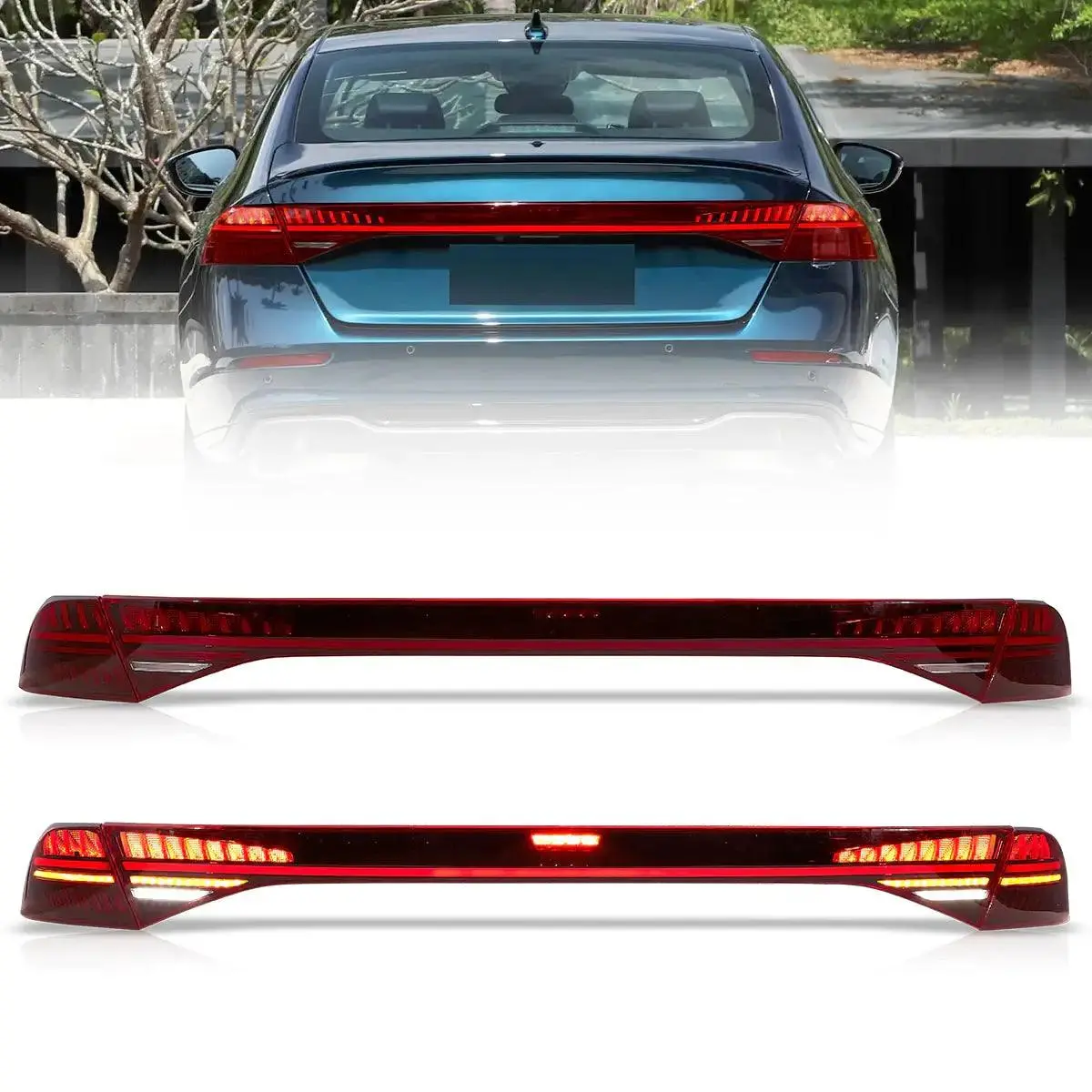 Led Tail Light Assembly Full Led With Start-Up Animation For 2023-2025 Honda Accord 1