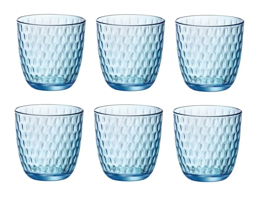 Bormioli Rocco Waterglazen Slot - Blauw - 290 Ml - 6 Stuks 1