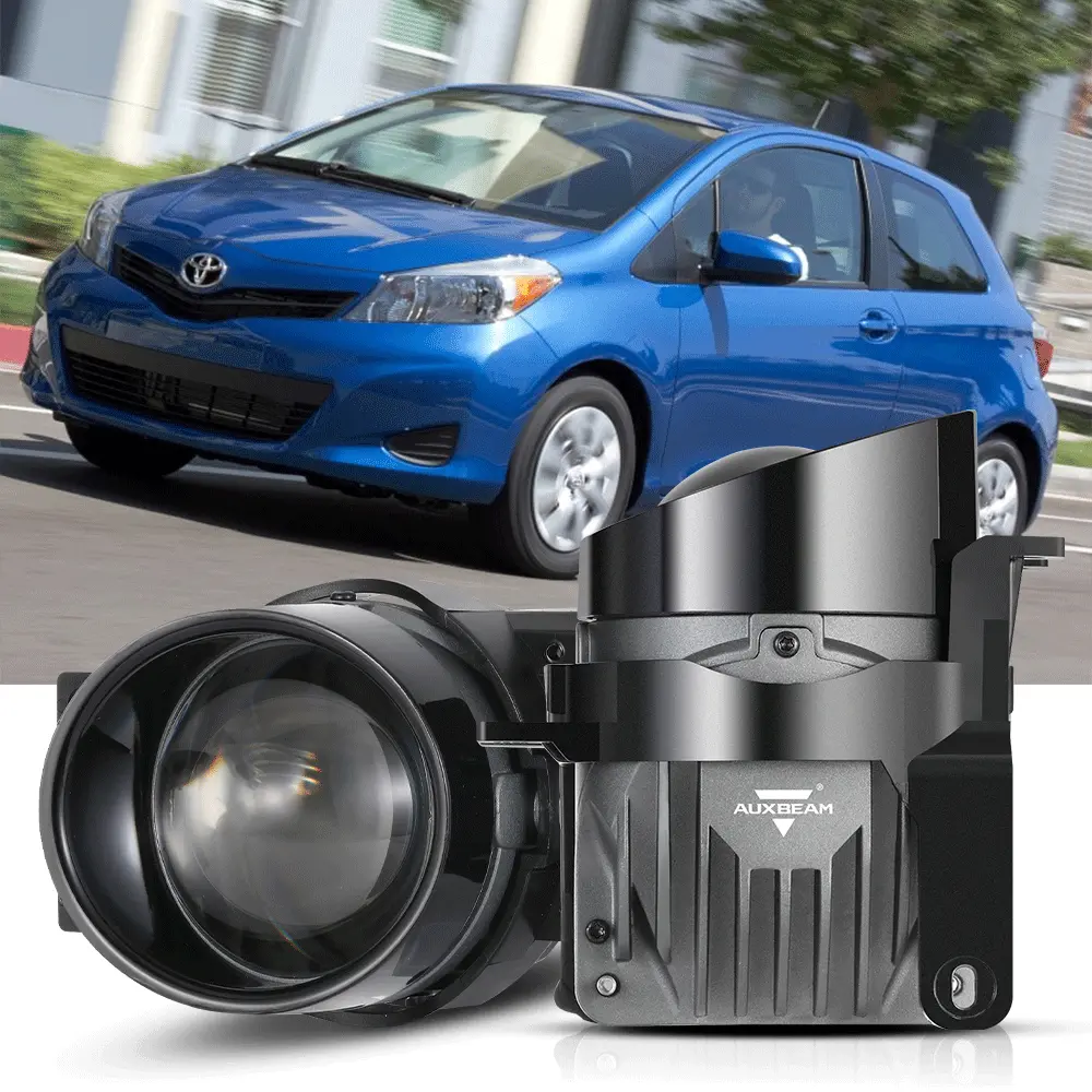 2007-2014 Toyota Yaris Bi-Led Projector Lens Fog Light - 3 Inch 100W 6000K Hd Lens 1