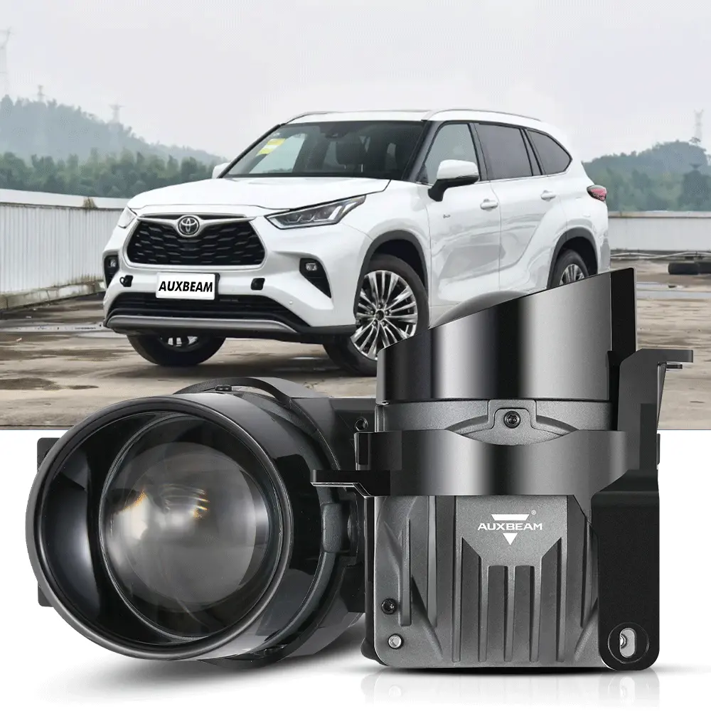 2008-2012 Toyota Highlander Bi-Led Projector Lens Fog Light - 3 Inch 100W 6000K Hd Lens 1