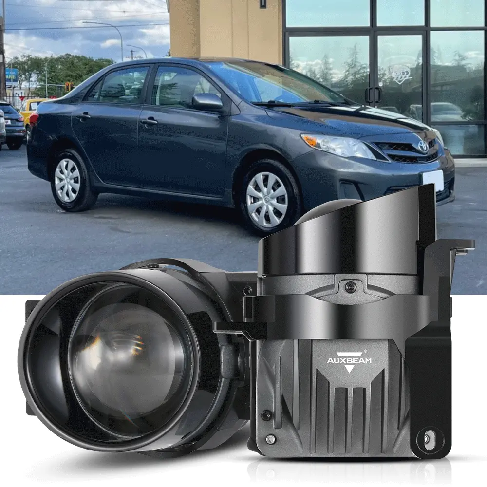 2009-2013 Toyota Corolla Bi-Led Projector Lens Fog Light - 3 Inch 100W 6000K Hd Lens 1