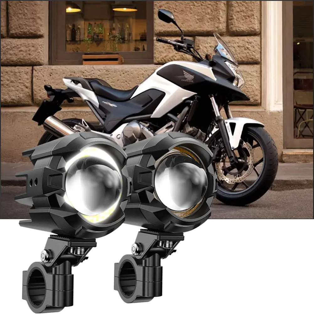 2011 Honda Nc700x Motorcycle Led Spotlight Light 3+5 Light Modes 1