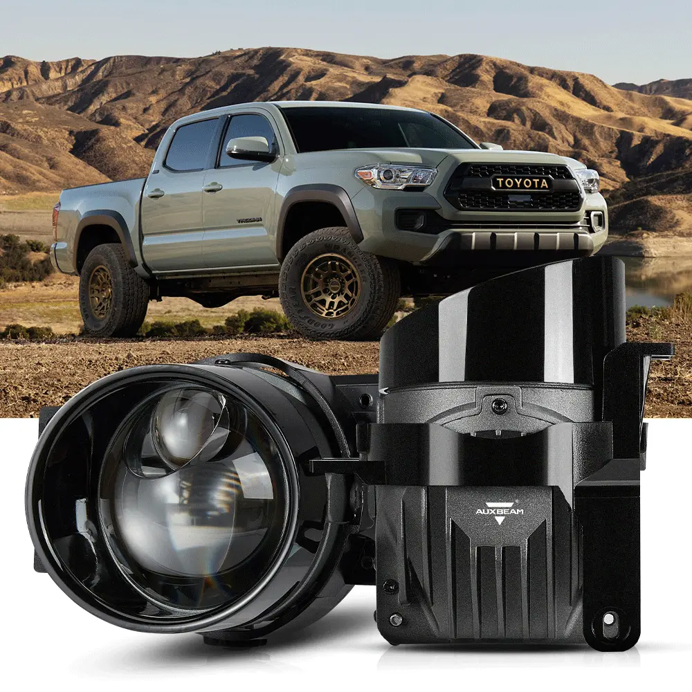 2012-2022 Toyota Tacoma Bi-Led Projector Lens Fog Light - 3 Inch 83W 6000K Hyperboloid Lens 1