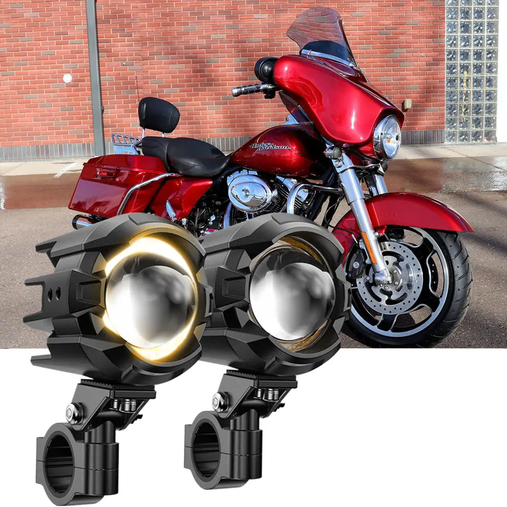 2013 Harley-Davidson Street Glide 1250 Motorcycle Led Spotlight Light 3+5 Light Modes 1