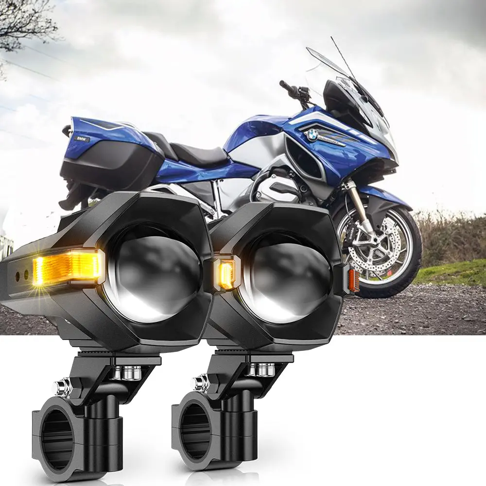 2015 Bmw R 1200Rt Motorcycle Led Spotlight Light 3+5 Light Modes Mt8 Series 1