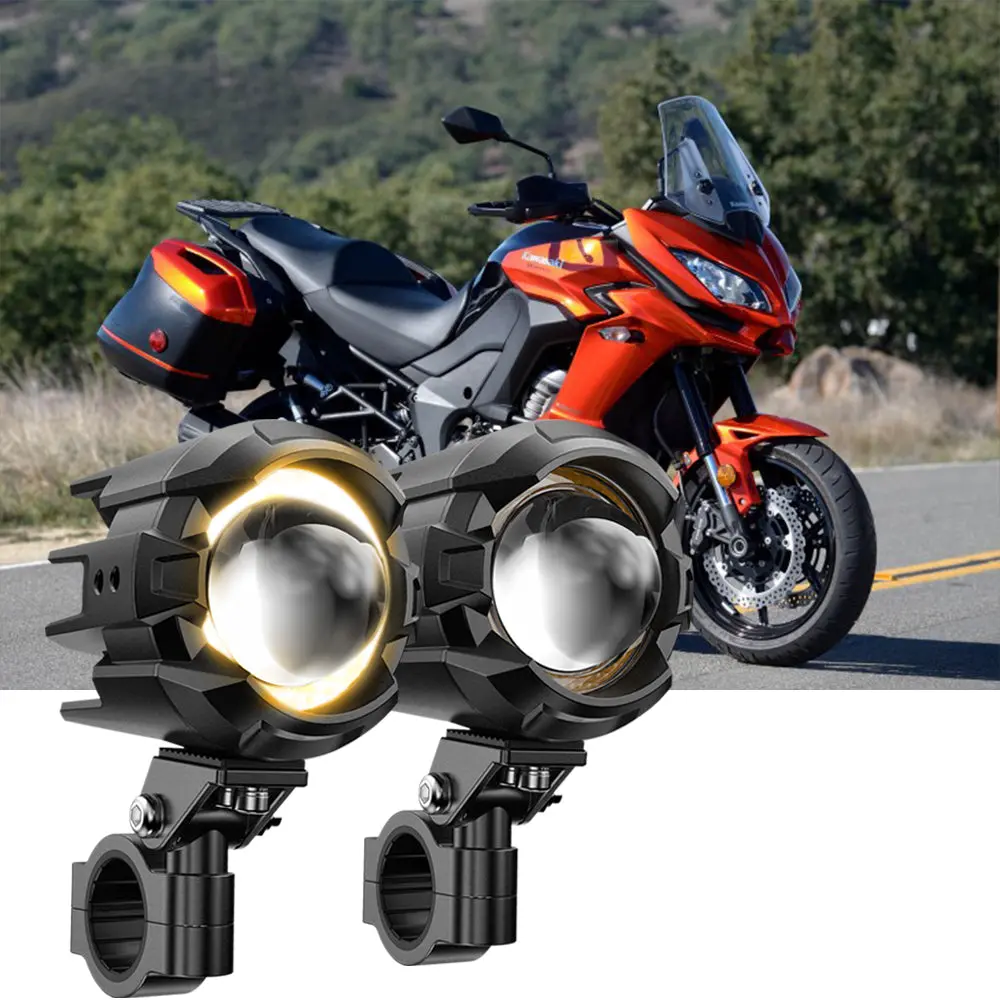 2015 Kawasaki Versys 1000 Lt Motorcycle Led Spotlight Light 3+5 Light Modes 1