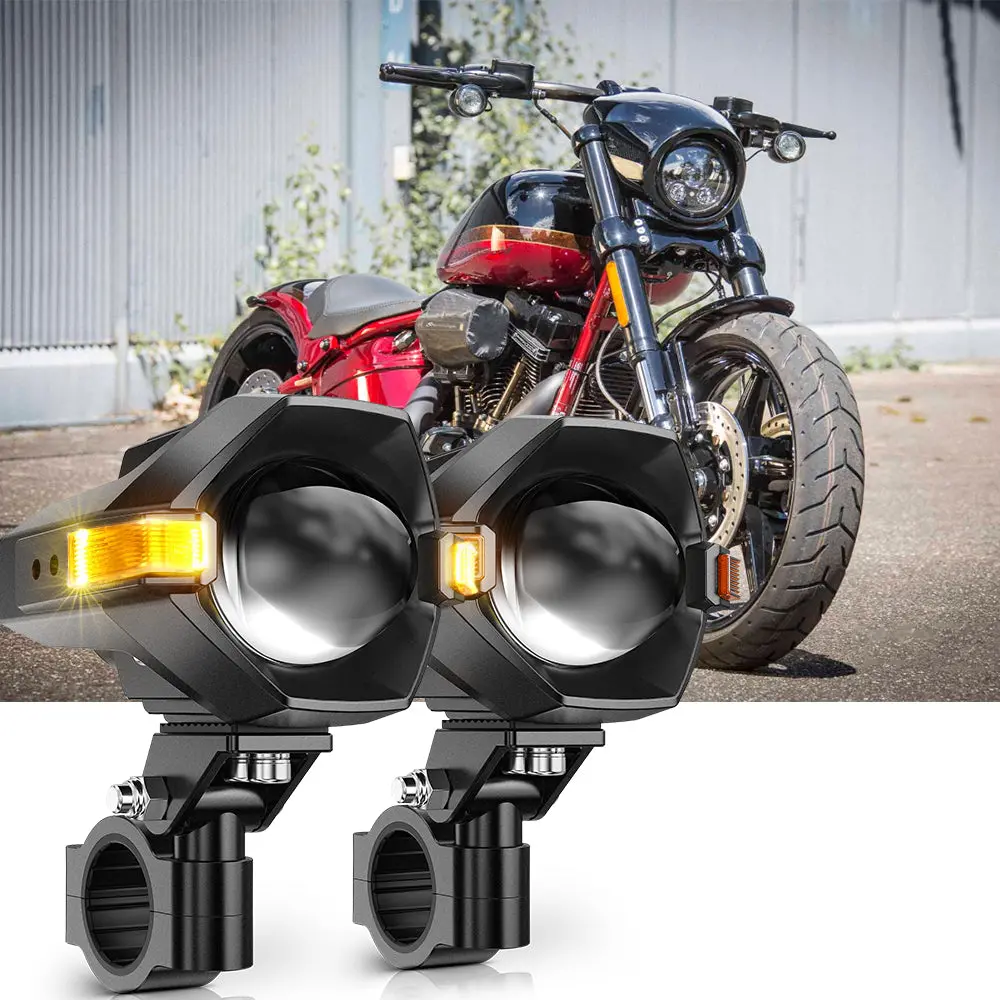 2017 Harley-Davidson Cvo Pro Street Breakout Motorcycle Led Spotlight Light 3+5 Light Modes Mt8 Series 1