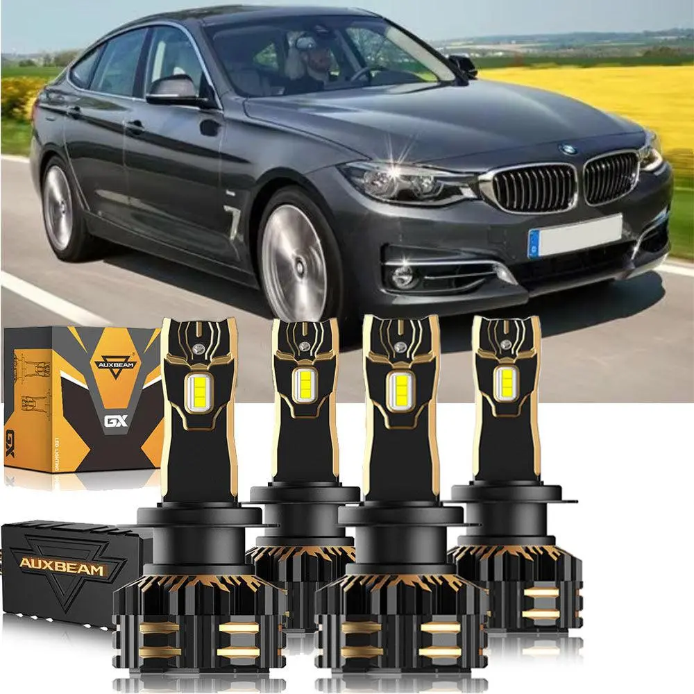 For 2017 Bmw 330I H7 Led Headlight Bulbs Bundle 2
