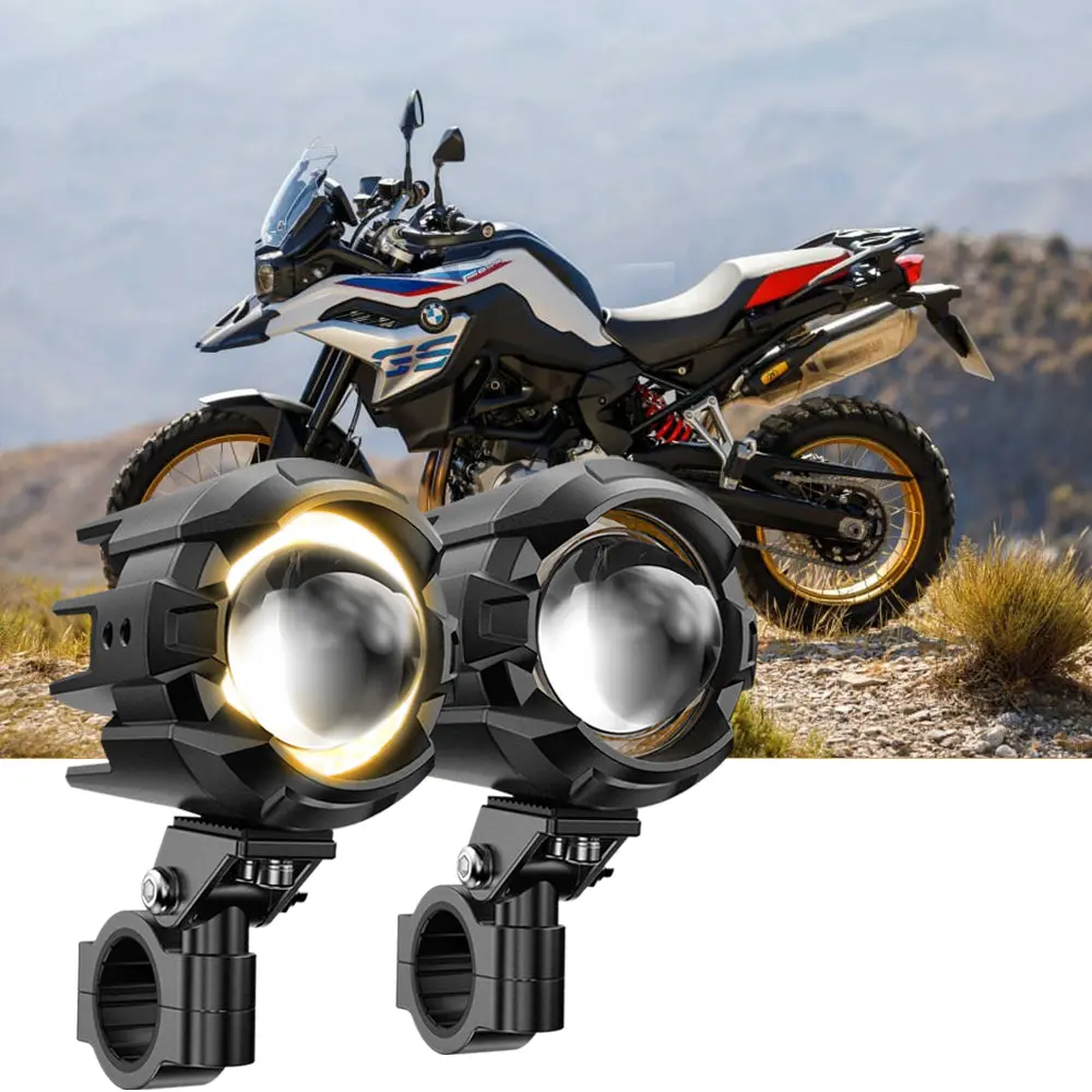 2018 Bmw F 850 Gs Motorcycle Led Spotlight Light 3+5 Light Modes 1