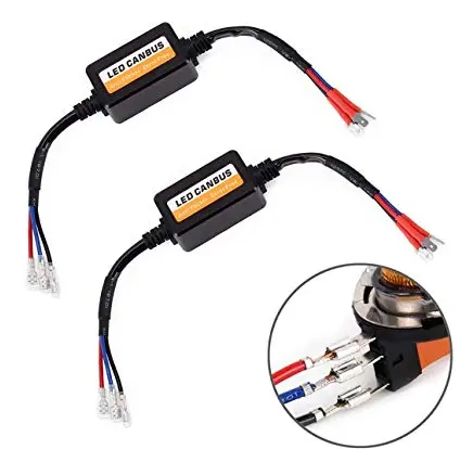 H15 C10-Model Anti Flicker Led Conversion Kit Error Free Wiring Harness Adapter 1
