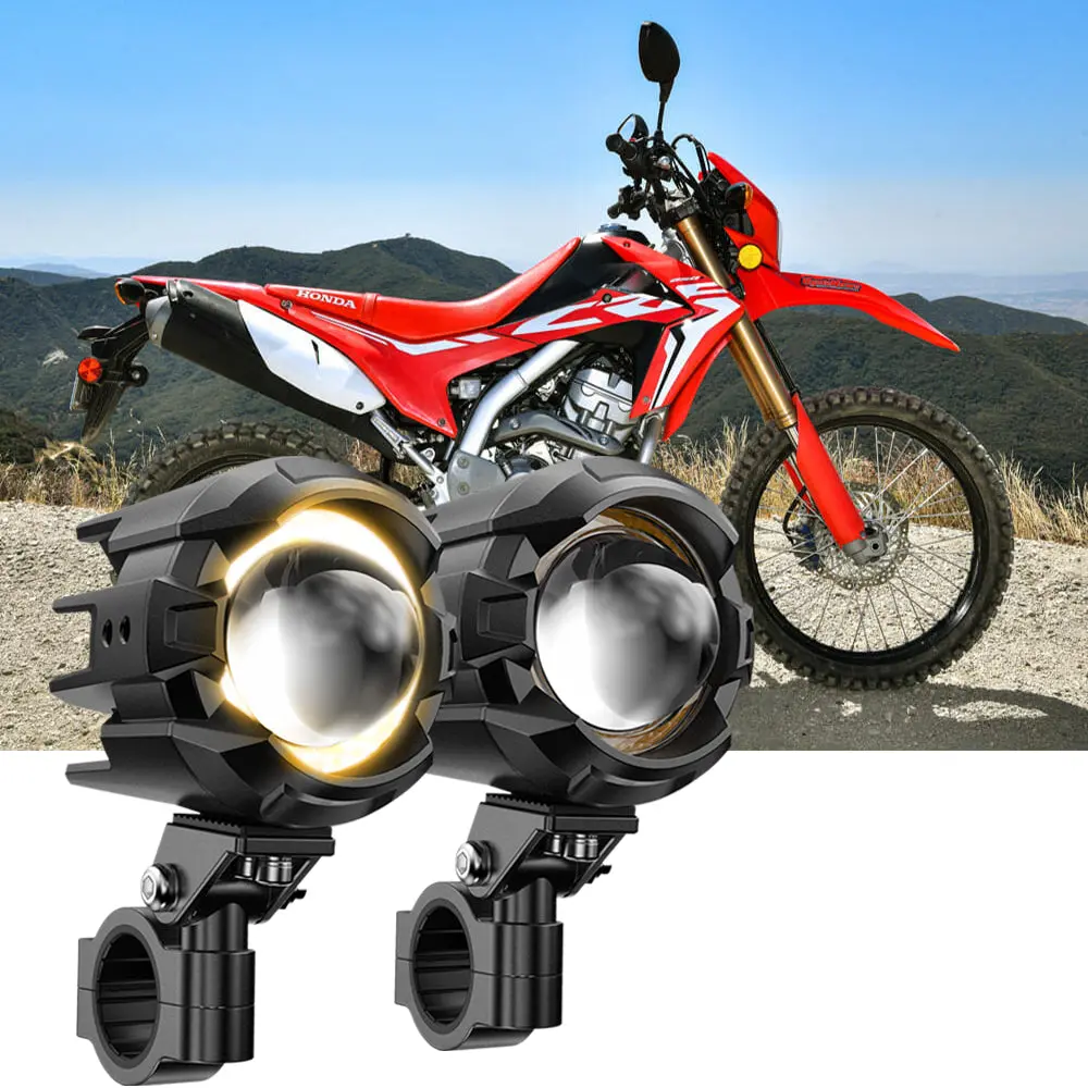 2020 Honda Crf250l Motorcycle Led Spotlight Light 3+5 Light Modes 1
