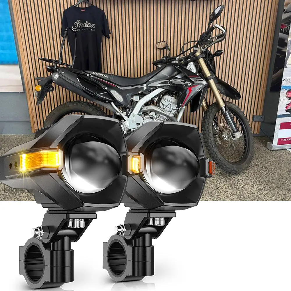 2020 Honda Crf250l Motorcycle Led Spotlight Light 3+5 Light Modes Mt8 Series 1