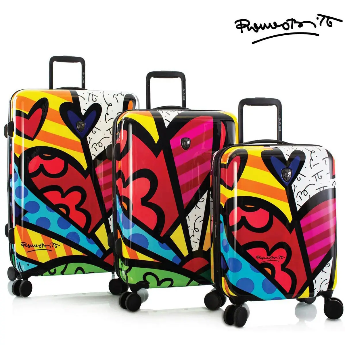Britto A New Day 3Pc Spinner Luggage Set 1