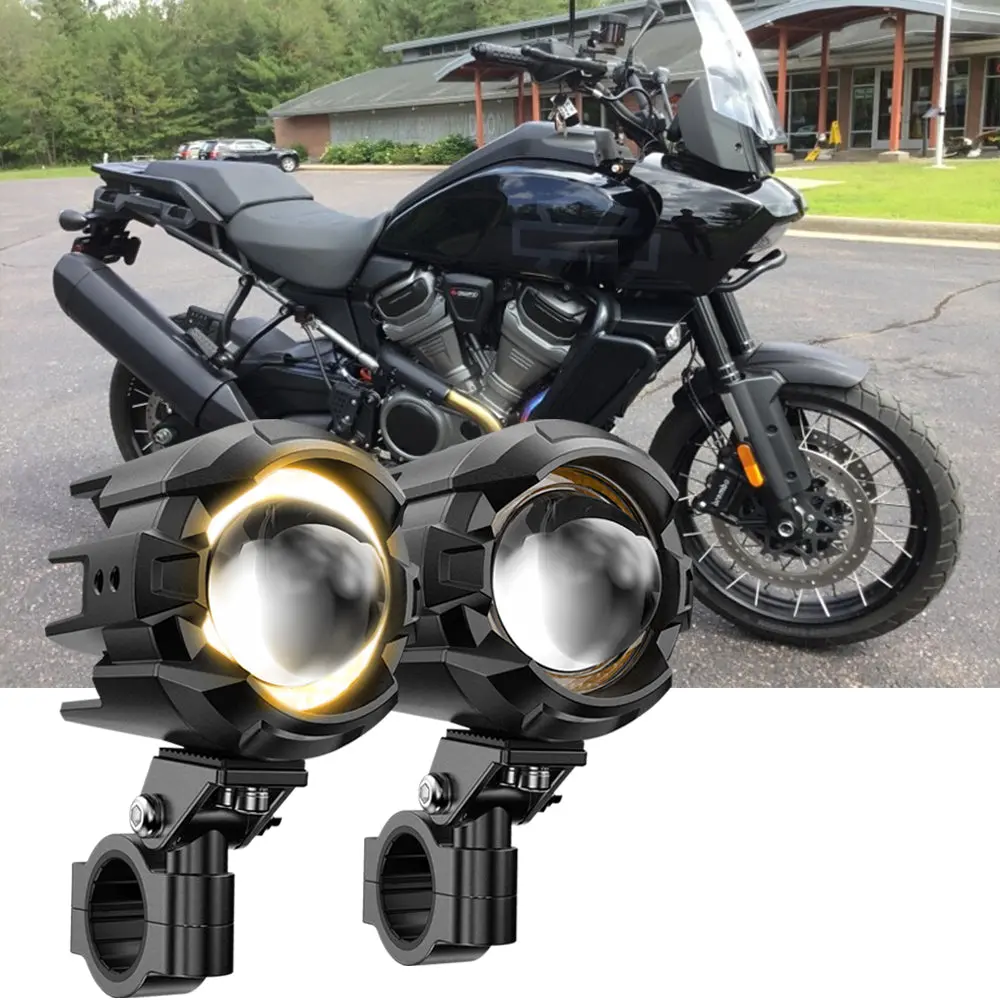 2021 Harley-Davidson Pan America 1250 Motorcycle Led Spotlight Light 3+5 Light Modes 1