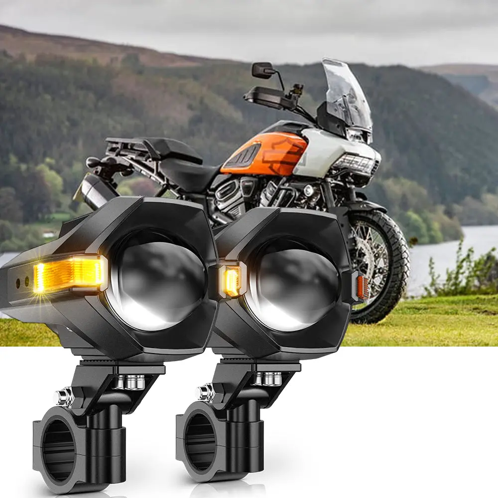 2021 Harley-Davidson Pan America 1250 Motorcycle Led Spotlight Light 3+5 Light Modes Mt8 Series 1