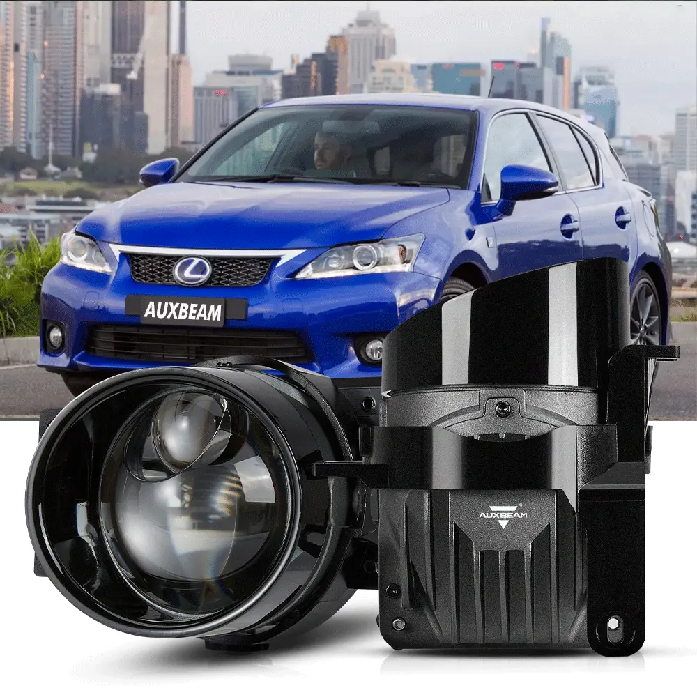 2010-2012 Toyota Prius Bi-Led Projector Lens Fog Light - 3 Inch 83W 6000K Hyperboloid Lens 1