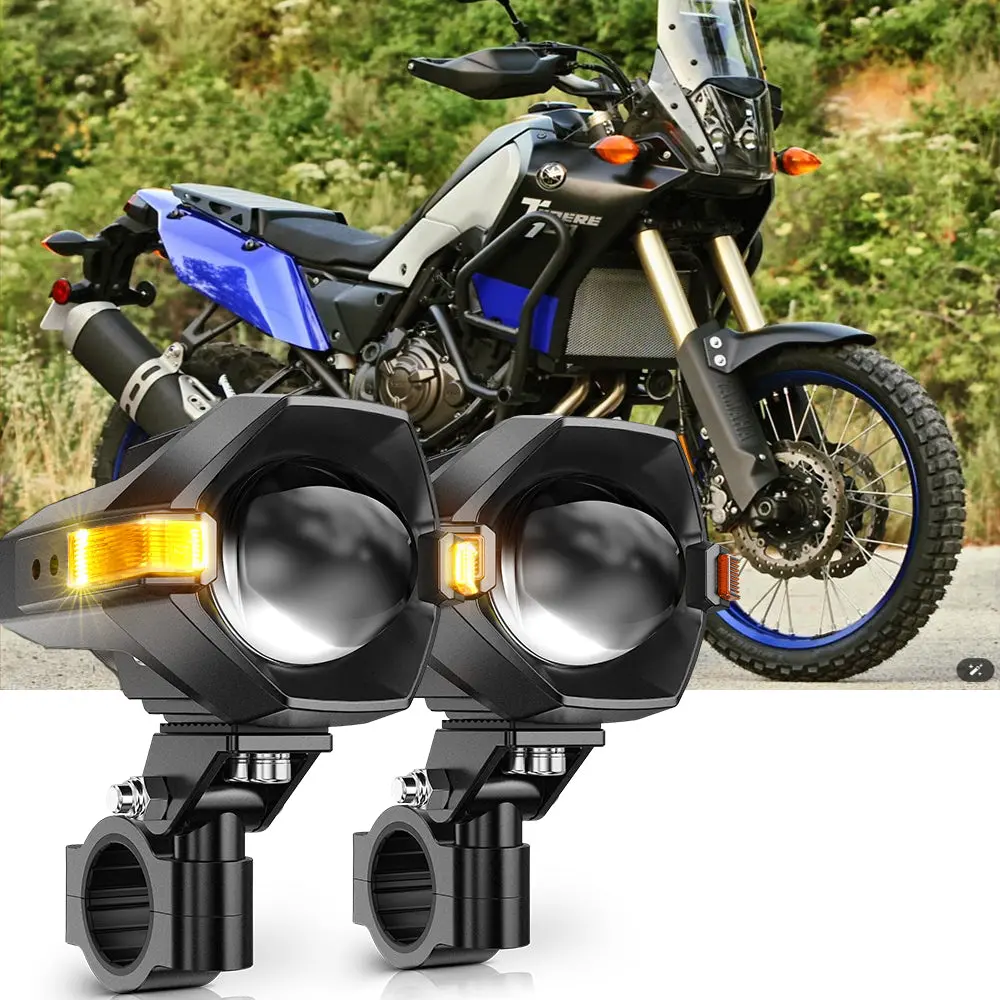 2021 Yamaha Tenere 700 Motorcycle Led Spotlight Light 3+5 Light Modes Mt8 Series 1
