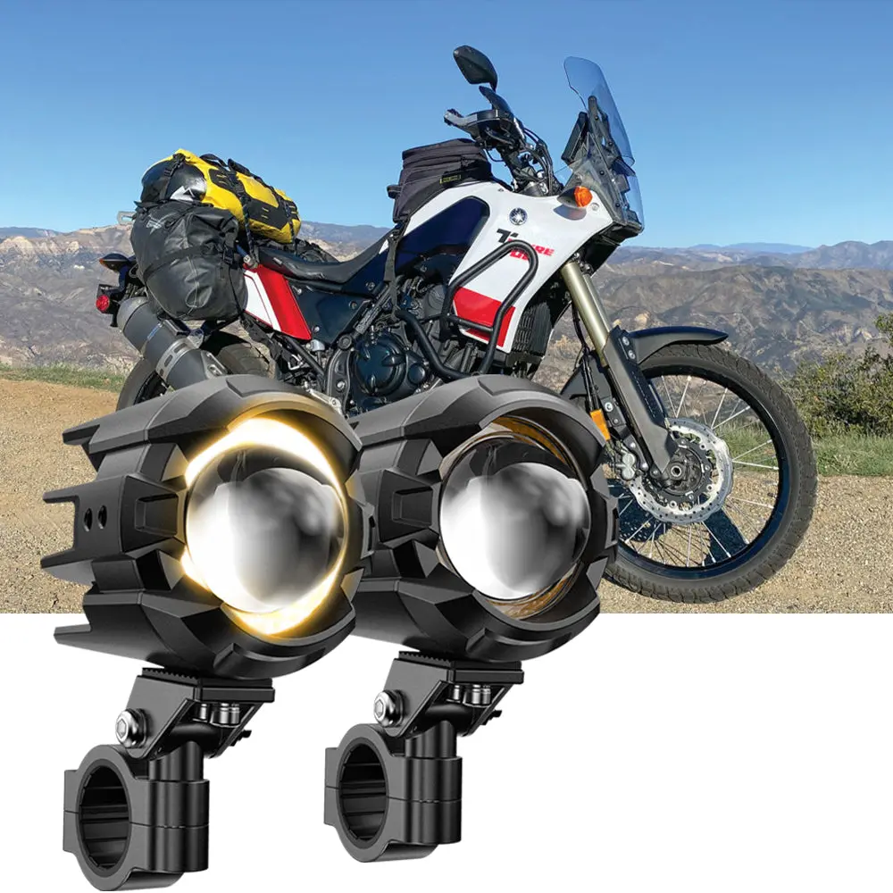 2021 Yamaha Tenere 700 Motorcycle Led Spotlight Light 3+5 Light Modes 1