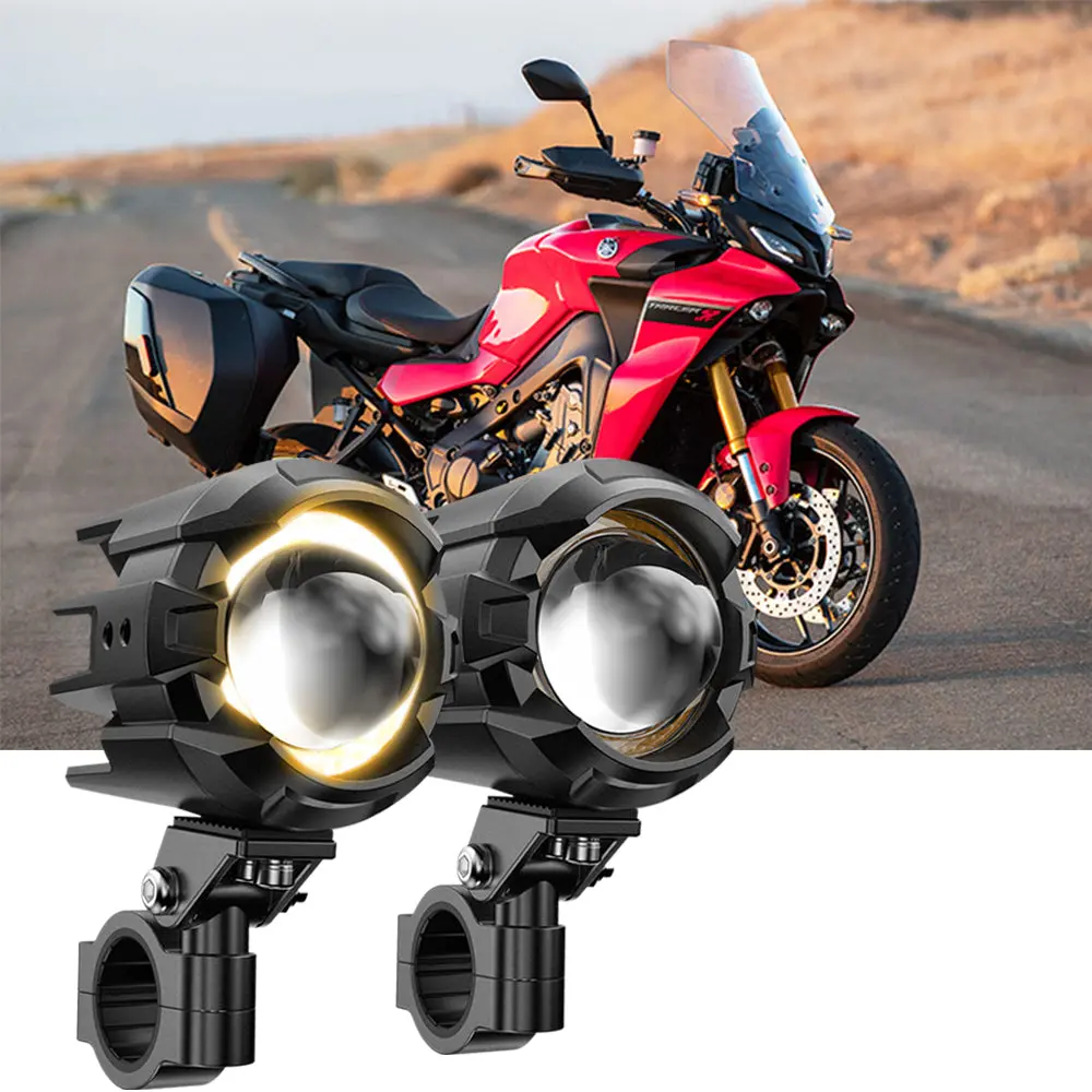2021 Yamaha Tracer 9 Gt Motorcycle Led Spotlight Light 3+5 Light Modes 1