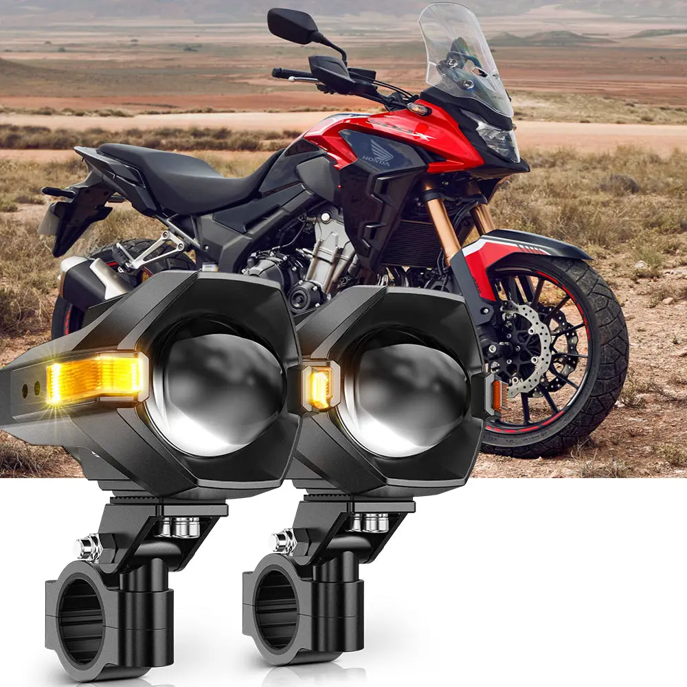 2022 Honda Cb500x Motorcycle Led Spotlight Light 3+5 Light Modes Mt8 Series 1